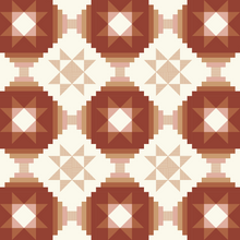 Load image into Gallery viewer, PDF Stars in Court Quilt Pattern
