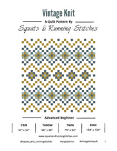 Load image into Gallery viewer, Vintage Knit Quilt Pattern