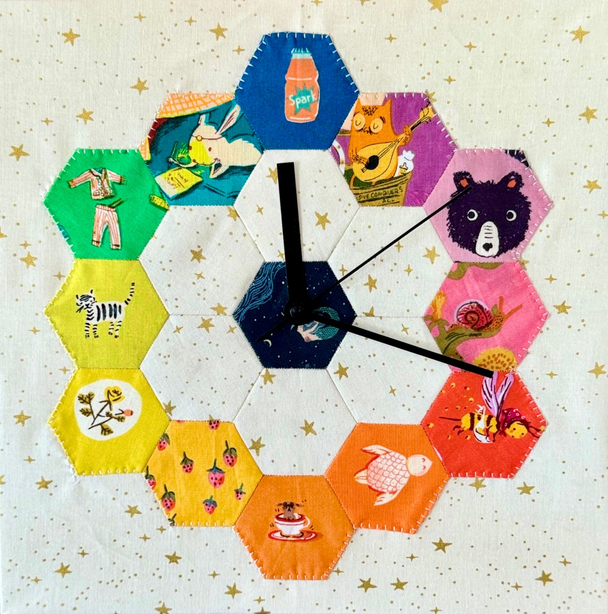 English Paper Piecing Clock Tutorial for Beginners – Squats & Running ...