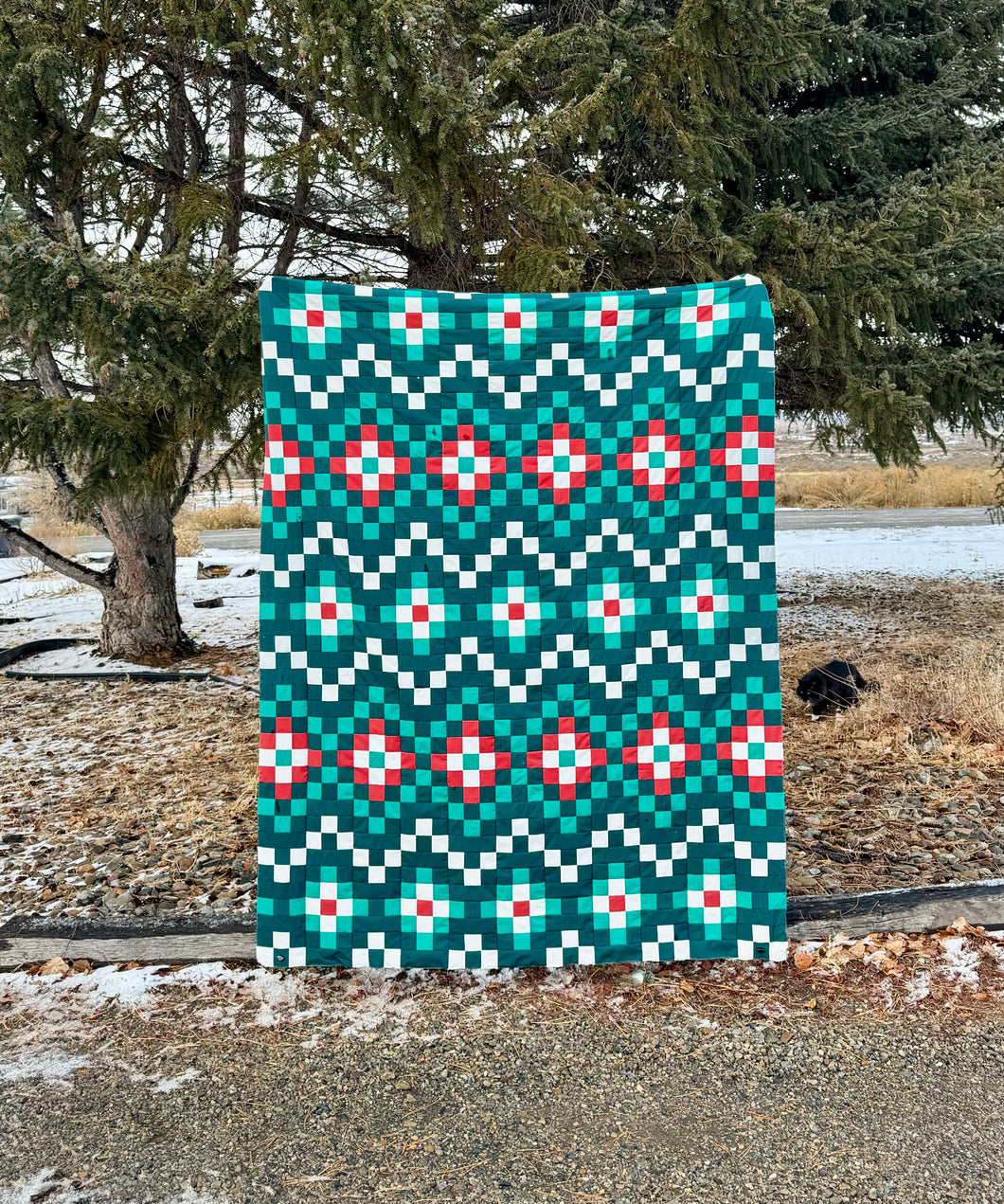 Vintage Knit Quilt Holiday Kit (Twin 79