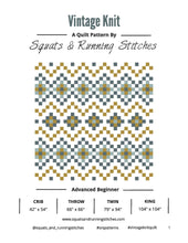 Load image into Gallery viewer, Vintage Knit Quilt Pattern
